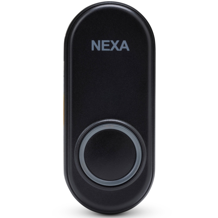 nexa MLT-1925 Dörrklocka tryckknapp Svart in the group HOME, HOUSEHOLD & GARDEN / Alarm & Security / Doorbells at TP E-commerce Nordic AB (C28815)