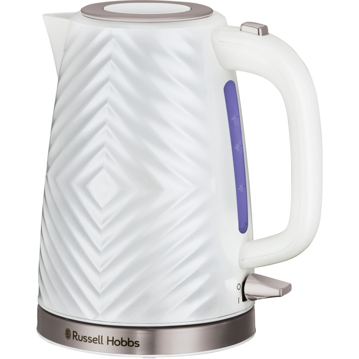 Russell Hobbs Vattenkokare Groove Kettle White 26381-70 in the group HOME, HOUSEHOLD & GARDEN / Household appliances / Water & Juice / Kettles at TP E-commerce Nordic AB (C28850)