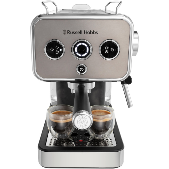 Russell Hobbs Espressomaskin Distinctions Espresso Machine Titanium 26452-56 in the group HOME, HOUSEHOLD & GARDEN / Household appliances / Coffee makers and accessories / Espresso Machines at TP E-commerce Nordic AB (C28860)