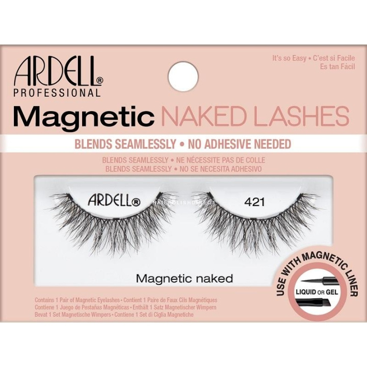 Ardell Magnetic Naked Lashes 421 in the group BEAUTY & HEALTH / Makeup / Eyes & Eyebrows / False eyelashes at TP E-commerce Nordic AB (C28902)