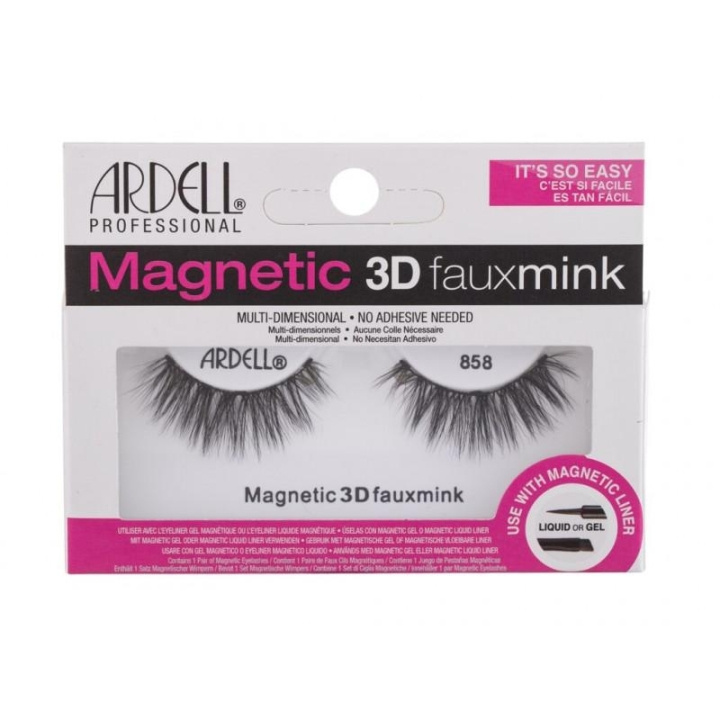 Ardell Magnetic 3D Faux Mink 858 in the group BEAUTY & HEALTH / Makeup / Eyes & Eyebrows / False eyelashes at TP E-commerce Nordic AB (C28913)
