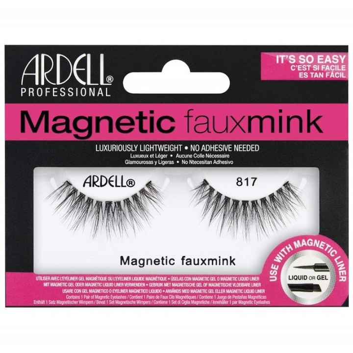 Ardell Magnetic Lash Faux Mink 817 in the group BEAUTY & HEALTH / Makeup / Eyes & Eyebrows / False eyelashes at TP E-commerce Nordic AB (C28914)