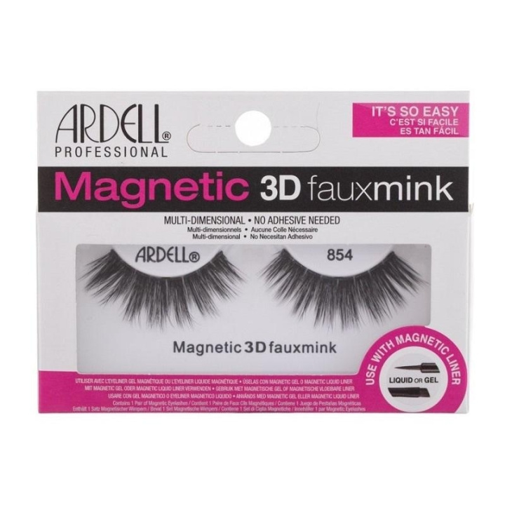 Ardell Magnetic 3D Faux Mink 854 in the group BEAUTY & HEALTH / Makeup / Eyes & Eyebrows / False eyelashes at TP E-commerce Nordic AB (C28916)
