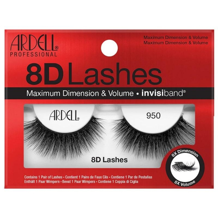 Ardell 8D Lashes 950 in the group BEAUTY & HEALTH / Makeup / Eyes & Eyebrows / False eyelashes at TP E-commerce Nordic AB (C28920)