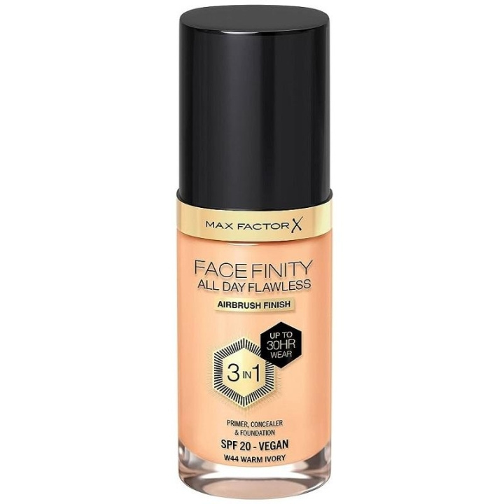 Max Factor Facefinity 3 In 1 Foundation 44 Warm Ivory in the group BEAUTY & HEALTH / Makeup / Facial makeup / Foundation at TP E-commerce Nordic AB (C29089)