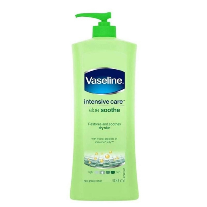 Vaseline Intensive Care Aloe Soothe 400ml in the group BEAUTY & HEALTH / Skin care / Body health / Body lotion at TP E-commerce Nordic AB (C29168)