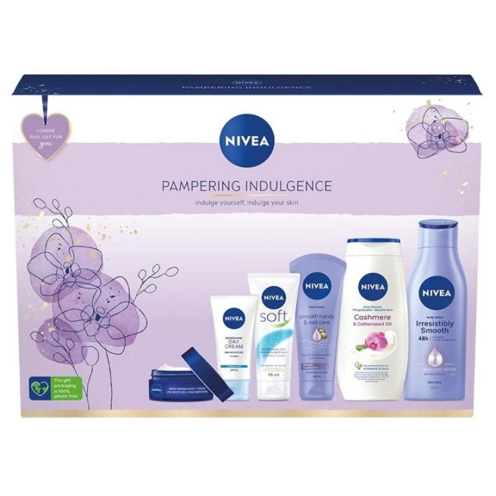 Nivea Pampering Indulgence Gift Set 6 Pieces in the group BEAUTY & HEALTH / Skin care / Face / Day cream at TP E-commerce Nordic AB (C29215)