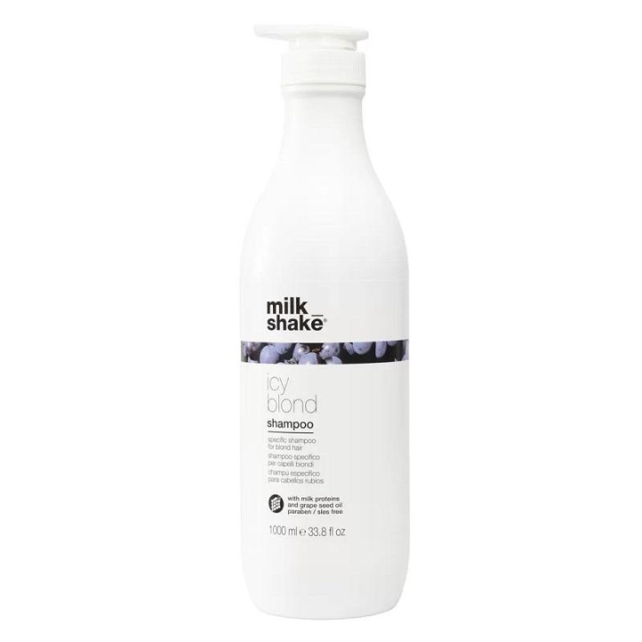 Milk_Shake Icy Blond Shampoo 1000ml in the group BEAUTY & HEALTH / Hair & Styling / Hair care / Schampoo at TP E-commerce Nordic AB (C29236)