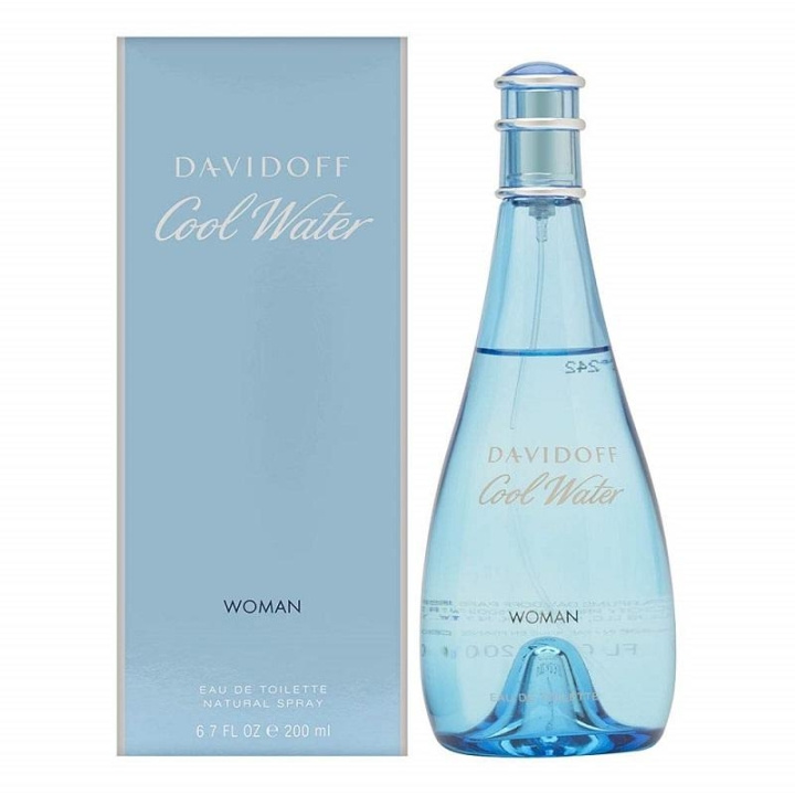 Davidoff Cool Water Woman EDT 200ML in the group BEAUTY & HEALTH / Fragrance & Perfume / Perfumes / Perfume for her at TP E-commerce Nordic AB (C29240)