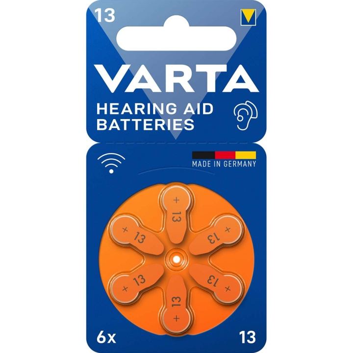 Varta Zinc-Air Battery PR48 | 1.45 V DC | 6-Blister | Hearing Aid | Orange in the group HOME ELECTRONICS / Batteries & Chargers / Batteries / Hearing aid batteries at TP E-commerce Nordic AB (C29261)