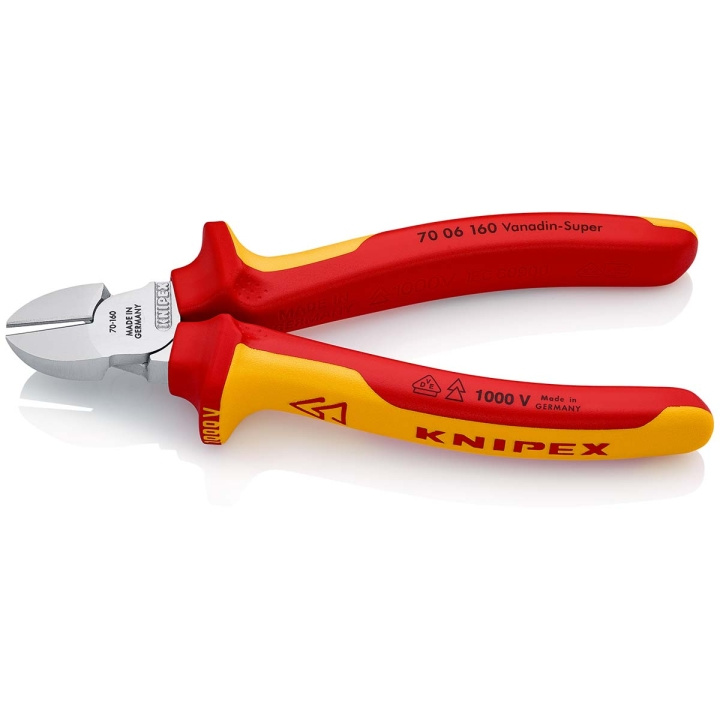 KNIPEX Diagonal Cutting Pliers VDE 160 mm in the group HOME, HOUSEHOLD & GARDEN / Tools / Other tools & Accesories at TP E-commerce Nordic AB (C29264)