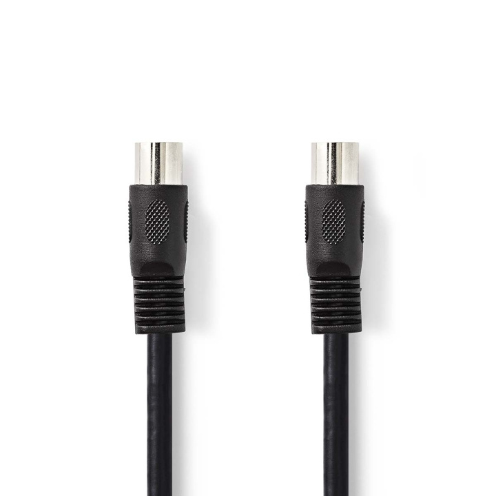 Nedis DIN Audio Cable | DIN 5-Pin Male | DIN 5-Pin Male | Nickel Plated | 3.00 m | Round | PVC | Black | Label in the group HOME ELECTRONICS / Cables & Adapters / Speaker cables at TP E-commerce Nordic AB (C29271)