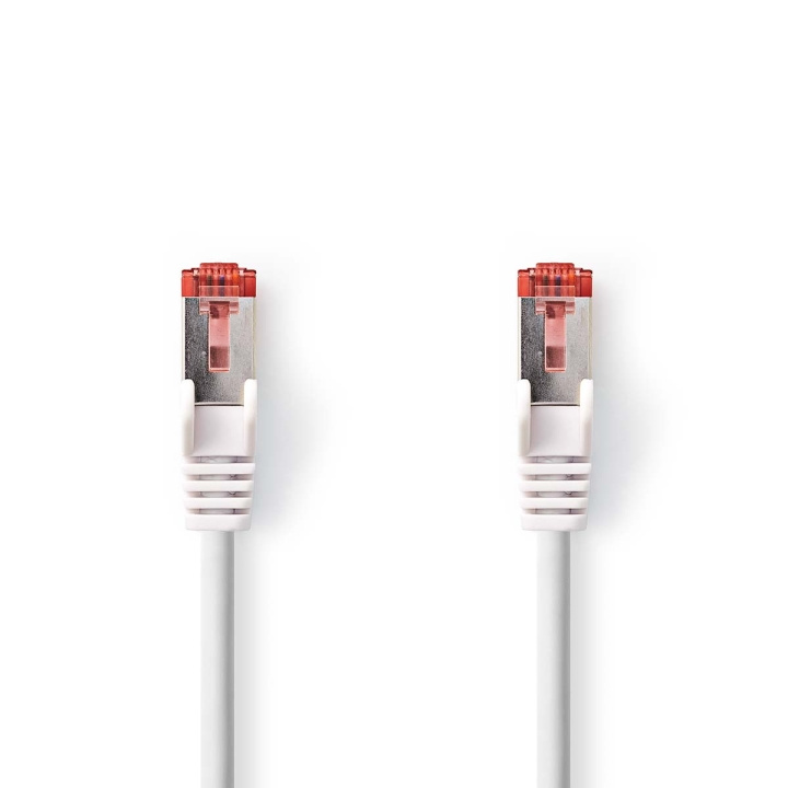 Nedis CAT6a Cable | S/FTP | RJ45 Male | RJ45 Male | 1.50 m | Round | LSZH | White | Box in the group COMPUTERS & PERIPHERALS / Computer cables / Network cables / Cat6 at TP E-commerce Nordic AB (C29298)