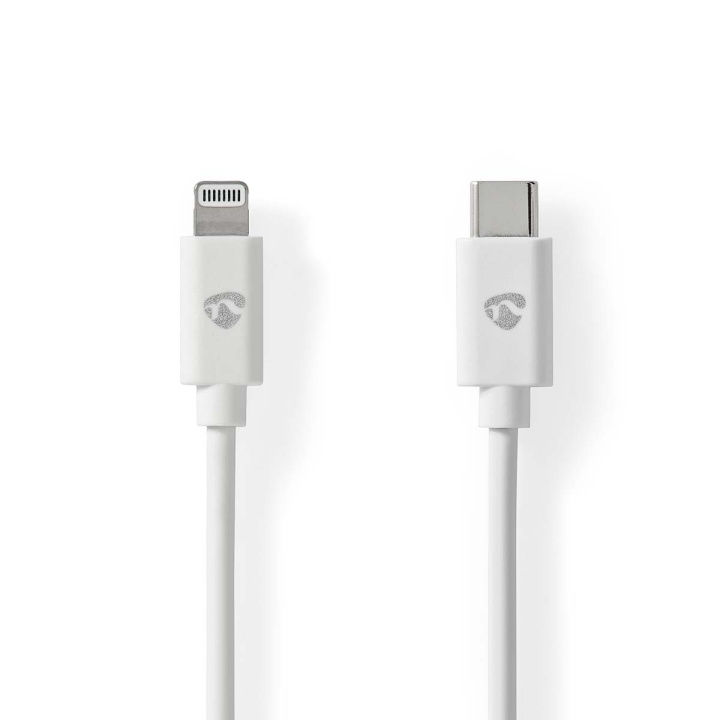 Nedis Lightning Cable | USB 2.0 | Apple Lightning 8-Pin | USB-C™ Male | 480 Mbps | Nickel Plated | 2.00 m | Round | PVC | White | Label in the group SMARTPHONE & TABLETS / Chargers & Cables / Cables / Cables Lightning at TP E-commerce Nordic AB (C29315)