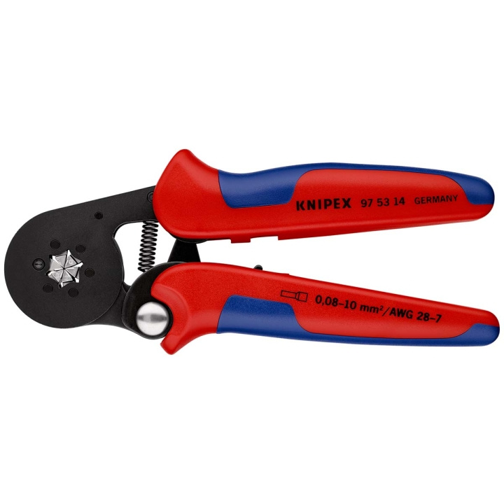 KNIPEX Self-adjusting crimping tool for ferrules in the group HOME, HOUSEHOLD & GARDEN / Tools / Other tools & Accesories at TP E-commerce Nordic AB (C29466)