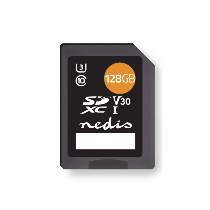Nedis Memory Card | SDXC | 128 GB | Write speed: 80 MB/s | Read speed: 45 MB/s | UHS-I in the group HOME ELECTRONICS / Storage media / Memory cards / SD/SDHC/SDXC at TP E-commerce Nordic AB (C29473)