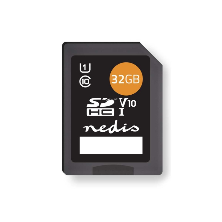 Nedis Memory Card | SDHC | 32 GB | Write speed: 80 MB/s | Read speed: 45 MB/s | UHS-I in the group HOME ELECTRONICS / Storage media / Memory cards / SD/SDHC/SDXC at TP E-commerce Nordic AB (C29475)