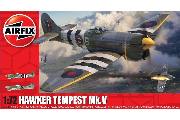 AIRFIX Hawker Tempest Mk.V in the group Sport, leisure & Hobby / Hobby / Plastic models / Airplanes/Helicopters at TP E-commerce Nordic AB (C29550)