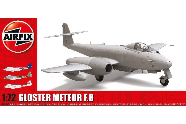 AIRFIX Gloster Meteor F.8 in the group Sport, leisure & Hobby / Hobby / Plastic models / Airplanes/Helicopters at TP E-commerce Nordic AB (C29551)