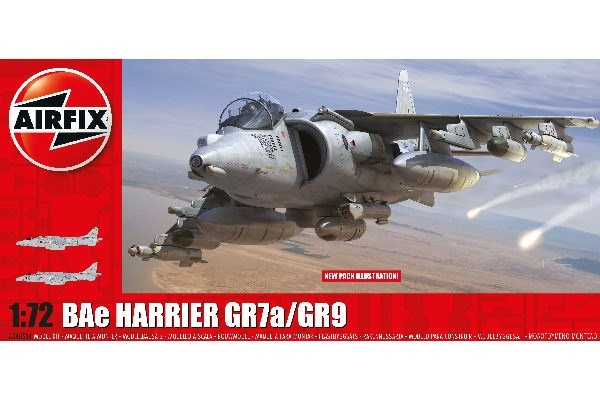 AIRFIX BAE Harrier GR9 in the group Sport, leisure & Hobby / Hobby / Plastic models / Airplanes/Helicopters at TP E-commerce Nordic AB (C29555)