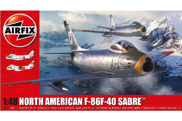 AIRFIX North American F-86F-40 Sabre in the group Sport, leisure & Hobby / Hobby / Plastic models / Airplanes/Helicopters at TP E-commerce Nordic AB (C29563)