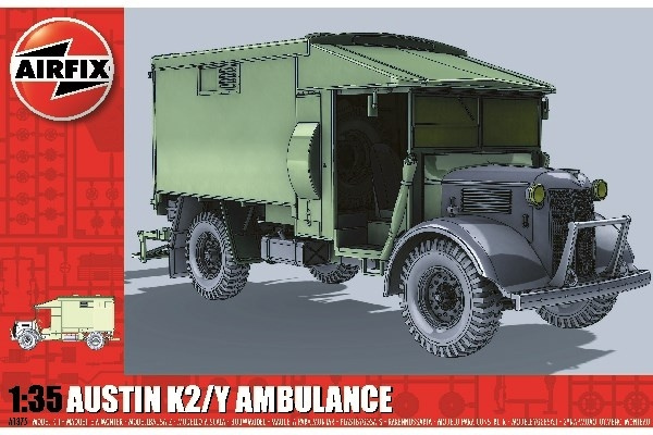AIRFIX Austin K2/Y Ambulance in the group Sport, leisure & Hobby / Hobby / Plastic models / Cars at TP E-commerce Nordic AB (C29570)
