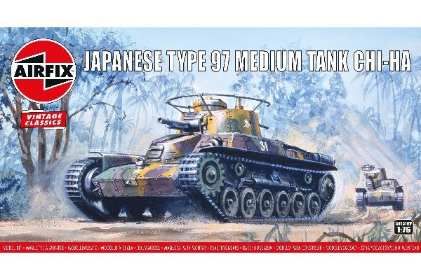 AIRFIX Type 97 Chi Ha Japanese Tank in the group Sport, leisure & Hobby / Hobby / Plastic models / Military vehicles (land) at TP E-commerce Nordic AB (C29578)