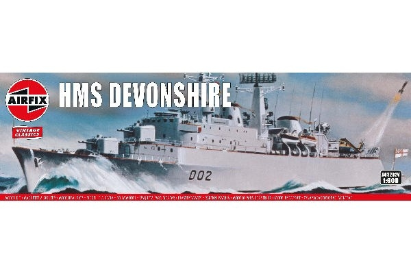 AIRFIX HMS Devonshire in the group Sport, leisure & Hobby / Hobby / Plastic models / Ships at TP E-commerce Nordic AB (C29579)