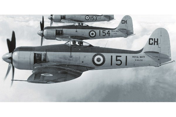 AIRFIX Hawker Sea Fury FB.II in the group Sport, leisure & Hobby / Hobby / Plastic models / Airplanes/Helicopters at TP E-commerce Nordic AB (C29627)