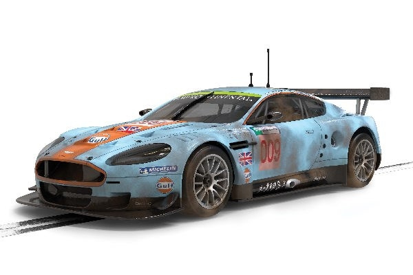 SCALEXTRIC Aston Martin DBR9 Gulf Edition ROFGO \'Dirty Girl\' in the group TOYS, KIDS & BABY PRODUCTS / Radio controlled / Racing tracks / Cars at TP E-commerce Nordic AB (C29679)
