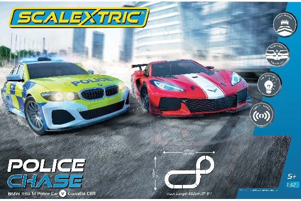 Scalextric Police Chase Set in the group TOYS, KIDS & BABY PRODUCTS / Radio controlled / Racing tracks / Tracks at TP E-commerce Nordic AB (C29705)