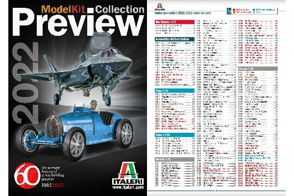 Italeri preview 2022 + index 2022 in the group Sport, leisure & Hobby / Hobby / Plastic models / Various products at TP E-commerce Nordic AB (C29735)