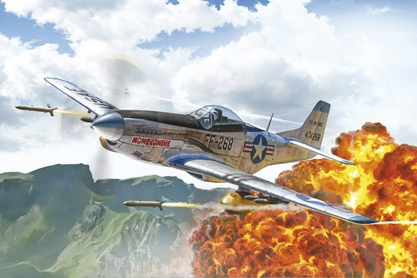 ITALERI 1:72 F-51D \'Korean War\' in the group Sport, leisure & Hobby / Hobby / Plastic models / Airplanes/Helicopters at TP E-commerce Nordic AB (C29753)