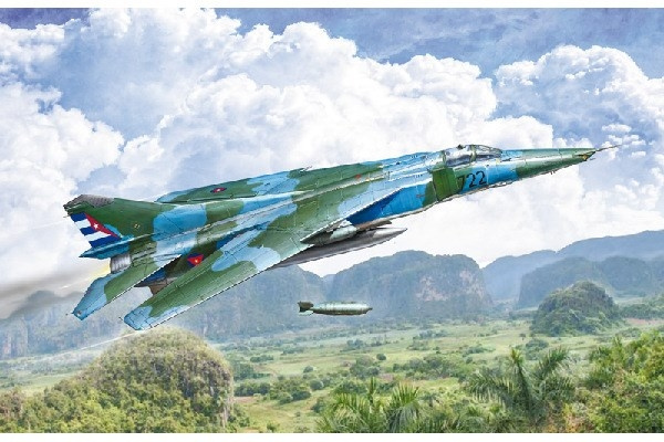 ITALERI 1:48 MiG-23BN - MiG-27 D \'Flogger\' in the group Sport, leisure & Hobby / Hobby / Plastic models / Airplanes/Helicopters at TP E-commerce Nordic AB (C29786)