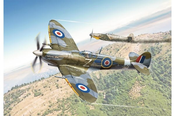 ITALERI 1:48 Spitfire Mk. IX in the group Sport, leisure & Hobby / Hobby / Plastic models / Airplanes/Helicopters at TP E-commerce Nordic AB (C29788)