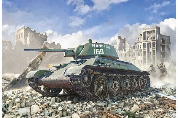 ITALERI 1:35 T-34/76 Model 1943 (premium edition) in the group Sport, leisure & Hobby / Hobby / Plastic models / Military vehicles (land) at TP E-commerce Nordic AB (C29800)