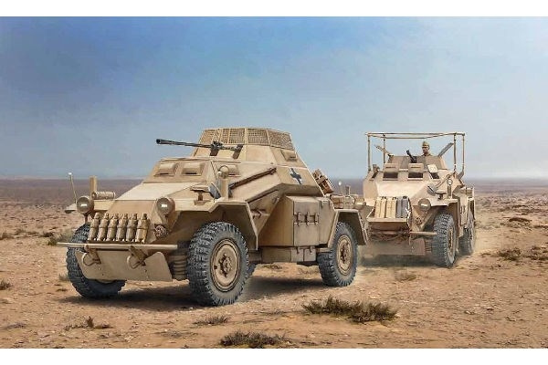ITALERI 1:56 Sd. Kfz. 222/223 in the group Sport, leisure & Hobby / Hobby / Plastic models / Military vehicles (land) at TP E-commerce Nordic AB (C29808)