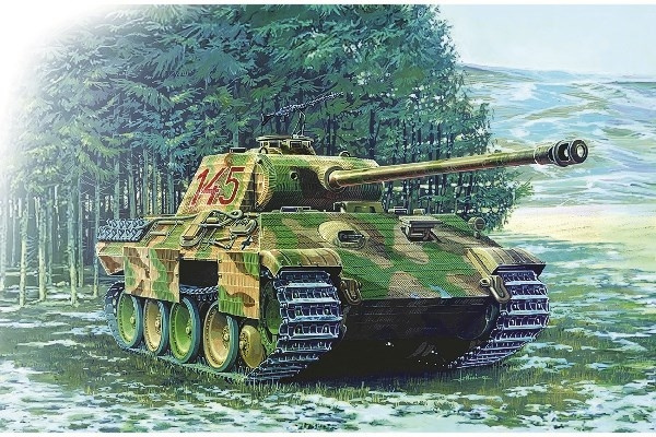 ITALERI 1:35 Sd.Kfc 171 Panther Ausf A in the group Sport, leisure & Hobby / Hobby / Plastic models / Military vehicles (land) at TP E-commerce Nordic AB (C29811)