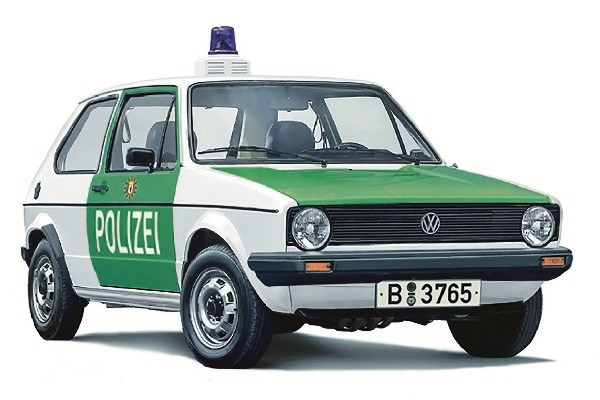 ITALERI 1:24 VW Golf \'POLIZEI\' in the group Sport, leisure & Hobby / Hobby / Plastic models / Cars at TP E-commerce Nordic AB (C29812)