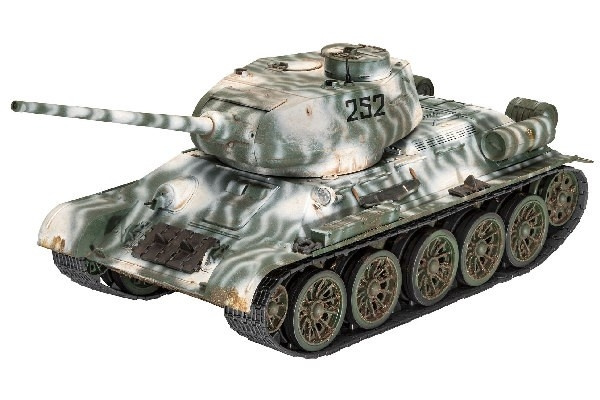 Revell T34/85 1:35 in the group Sport, leisure & Hobby / Hobby / Plastic models / Military vehicles (land) at TP E-commerce Nordic AB (C29886)
