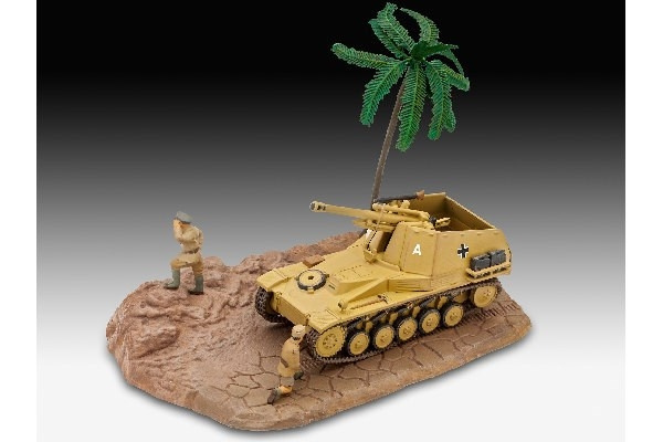 Revell First Diorama Set - Sd.Kfz. 124 Wespe 1:76 in the group Sport, leisure & Hobby / Hobby / Plastic models / Military vehicles (land) at TP E-commerce Nordic AB (C29888)