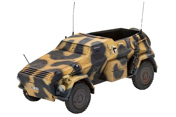 Revell German Armoured Command Car Sd. Kfz. 247 Ausf. B in the group Sport, leisure & Hobby / Hobby / Plastic models / Cars at TP E-commerce Nordic AB (C29889)