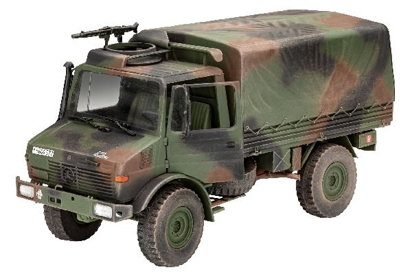 Revell Unimog 2T milgl in the group Sport, leisure & Hobby / Hobby / Plastic models / Military vehicles (land) at TP E-commerce Nordic AB (C29891)