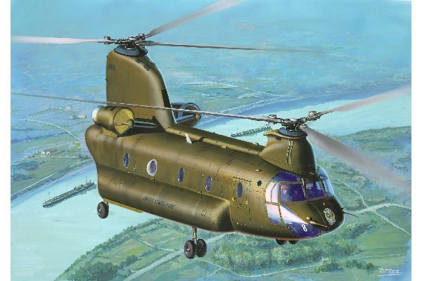 Revell CH-47D Chinook in the group Sport, leisure & Hobby / Hobby / Plastic models / Airplanes/Helicopters at TP E-commerce Nordic AB (C29914)