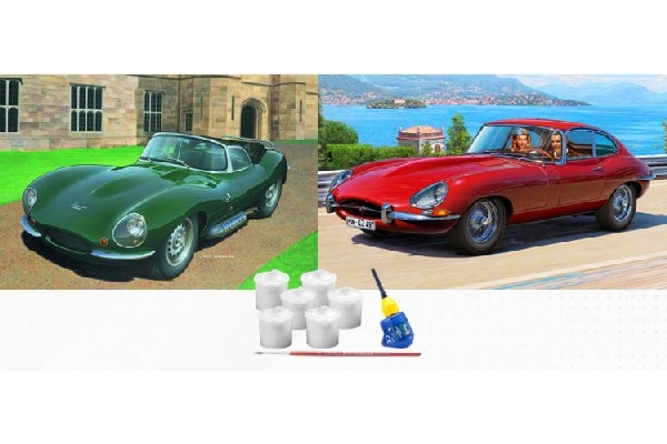 Revell Gift Set Jaguar 100th Anniversary in the group Sport, leisure & Hobby / Hobby / Plastic models / Cars at TP E-commerce Nordic AB (C29943)