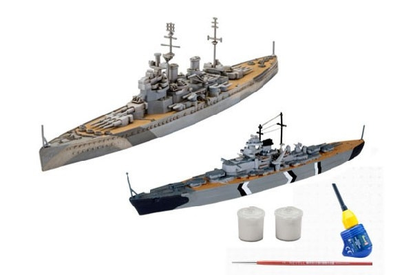 Revell First Diorama Set - Bismarck Battle in the group Sport, leisure & Hobby / Hobby / Plastic models / Ships at TP E-commerce Nordic AB (C29944)
