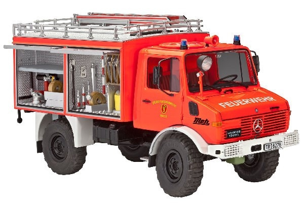 Revell Mercedes-Benz Unimog U 1300 L TLF 8/18 1:24 in the group Sport, leisure & Hobby / Hobby / Plastic models / Cars at TP E-commerce Nordic AB (C29959)