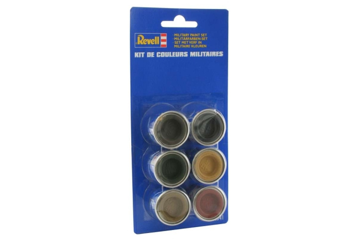 Revell Enamel Military colour set II 6x14ml in the group Sport, leisure & Hobby / Hobby / Hobby colors / Revell / Color set at TP E-commerce Nordic AB (C30047)