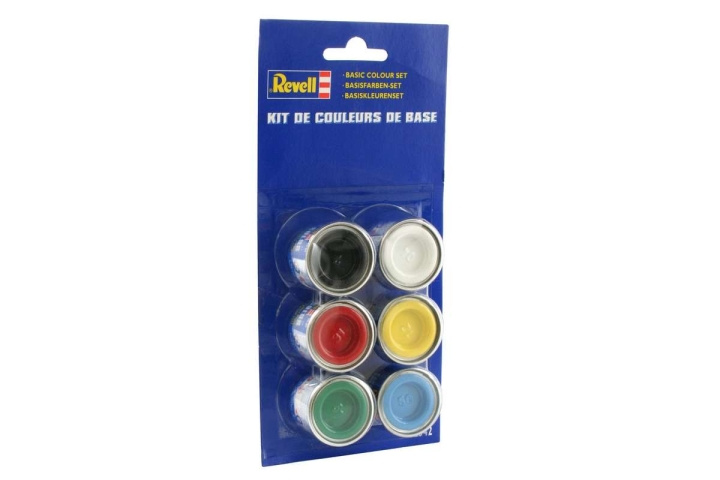 Revell Enamel Basic colour set 6x14ml in the group Sport, leisure & Hobby / Hobby / Hobby colors / Revell / Color set at TP E-commerce Nordic AB (C30048)