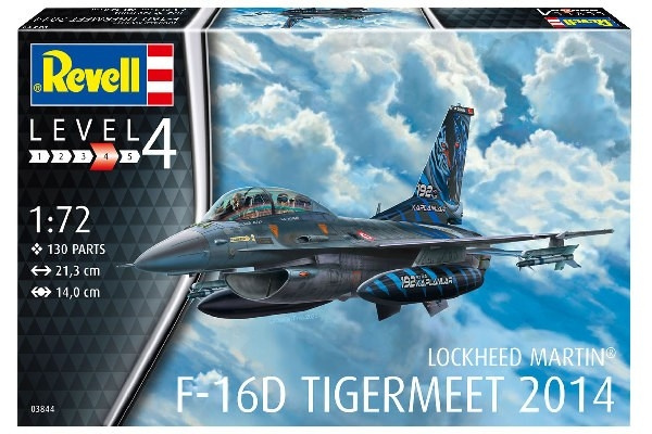 Revell Model Set F-16D Fighting Falcon 1:72 in the group Sport, leisure & Hobby / Hobby / Plastic models / Airplanes/Helicopters at TP E-commerce Nordic AB (C30159)